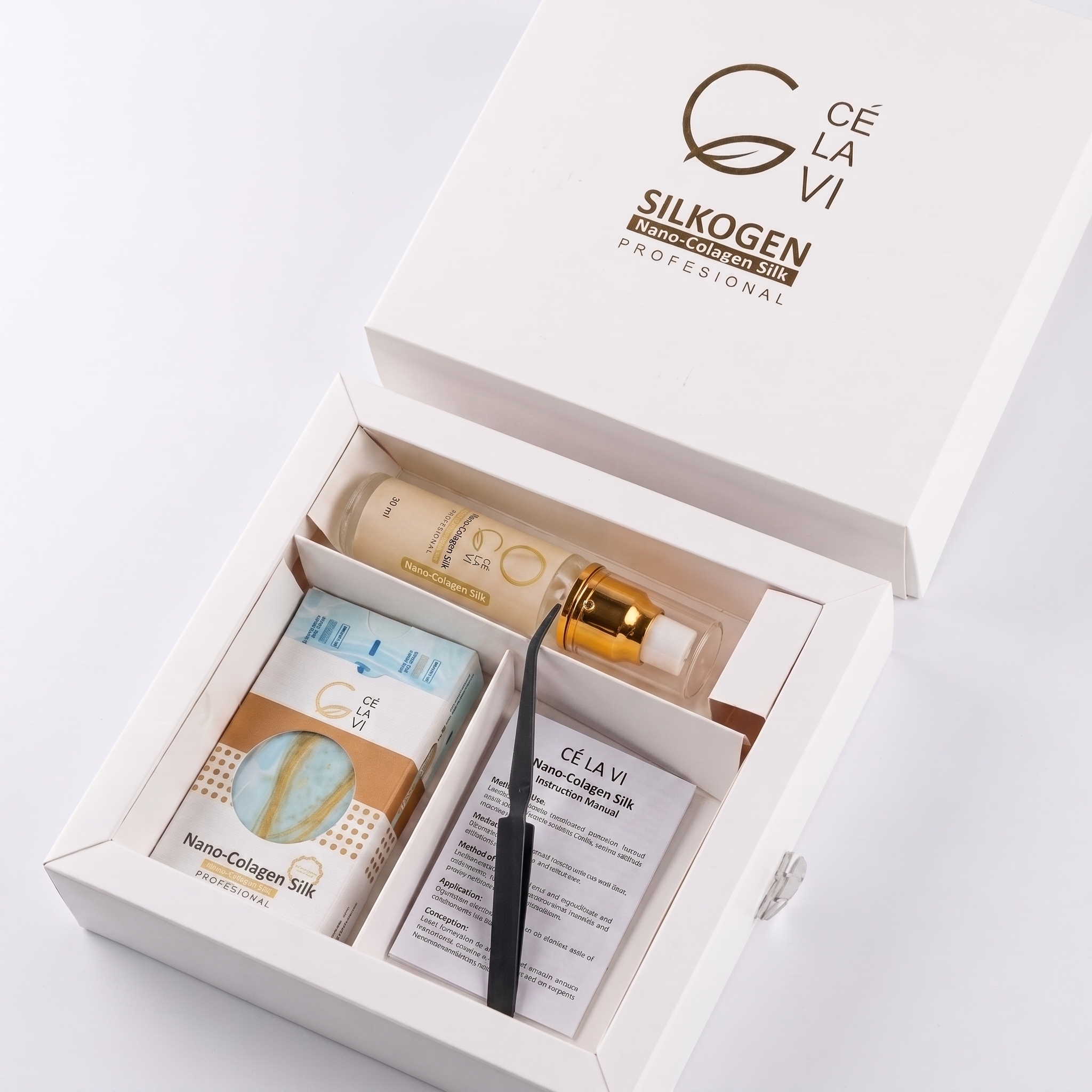 پکیج نخ ابریشم جذبی کلاژن سلاوی