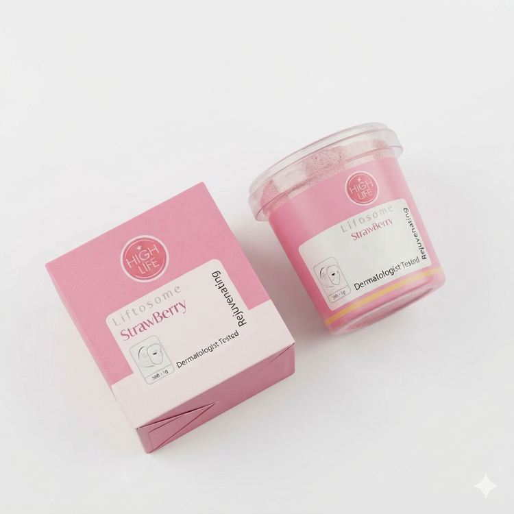 ماسک گچی توت فرنگی هایلایف | 300 گرم