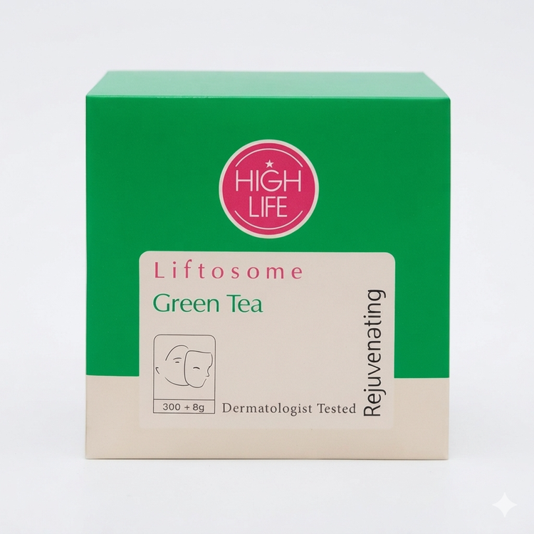 ماسک گچی چای سبز Liftosome هایلایف | 300 گرم